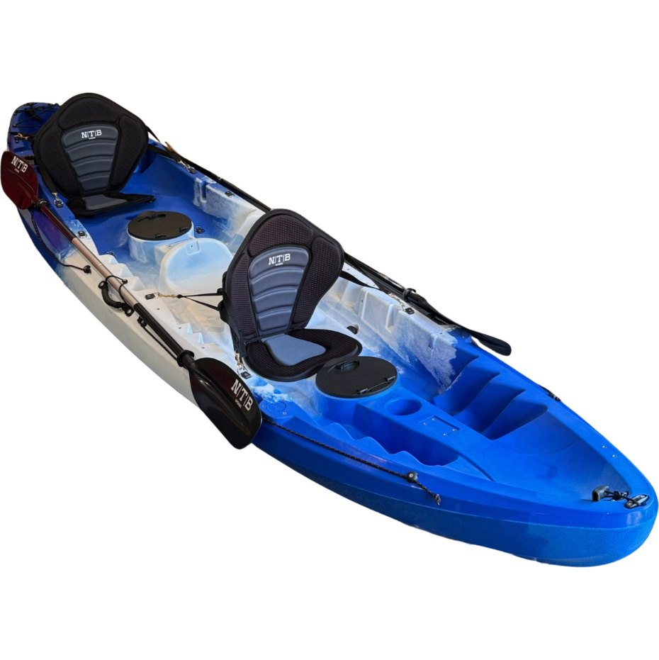 2026 NTB Outdoors Crewcruise Double Sit On Top Leisure Fishing Kayak 2 Plus 1 | 12ft 1